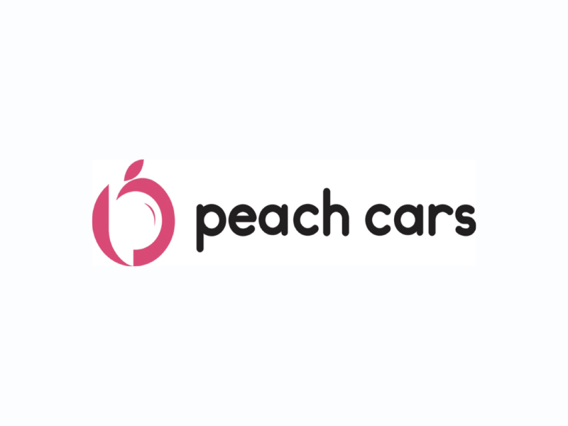 Peach cars logo Peach cars logo