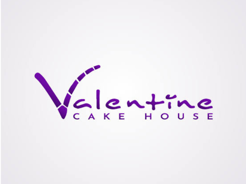Valentine cake house logo
